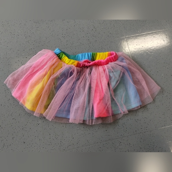 Dream Works Trolls World Tour colorful Rainbow tutu baby girl 12 M Balletcore - Picture 3 of 9